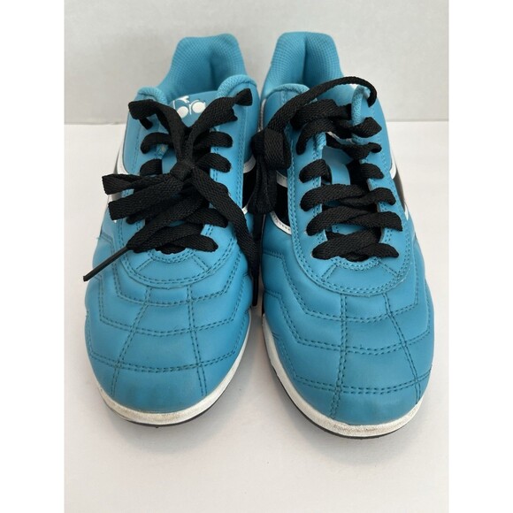 Diadora Sems Women's Blue and Black Soccer Futbol Molded Lace Up Cleats Size 8.5 - Picture 5 of 8